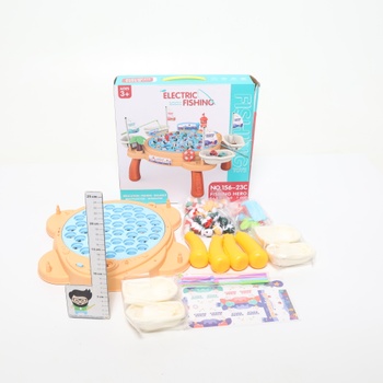 Rybárska hra Maycoly, hudobná hračka, rybárska sada Ryby s hudbou a rybárske prúty - hračka pre