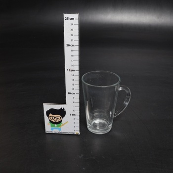 Glasmark KROSNO 1992 Sada sklenic na kávu, čaj, sklenice s uchem, 6 kusů, 300 ml, káva, čaj, latte,