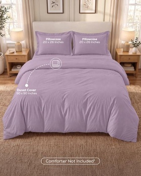 Obliečka na perinu Utopia Bedding pre posteľ veľkosti Queen: 1 povlak na perinu s 2 povlakmi na