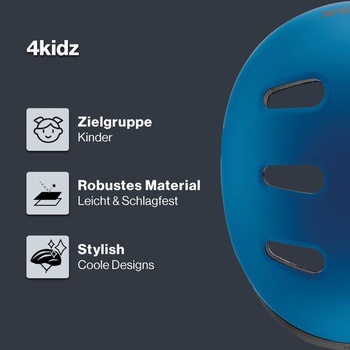Uvex 4kidz - robustná cyklistická prilba pre deti - individuálne nastaviteľná veľkosť - prateľná