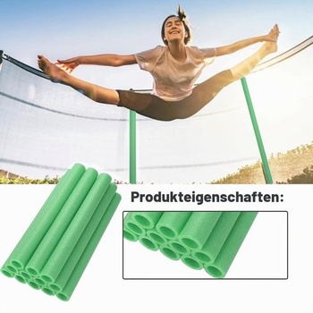 12 ks penových návlekov na tyče trampolíny, návleky na tyče trampolíny, polstrovanie trampolíny,