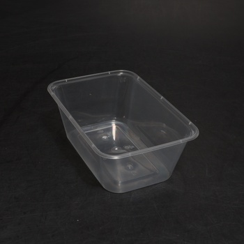 AKOLAFE 50dílná sada nádob na potraviny s víky, 1000 ml, odolné vůči světlu, bez BPA, plastové