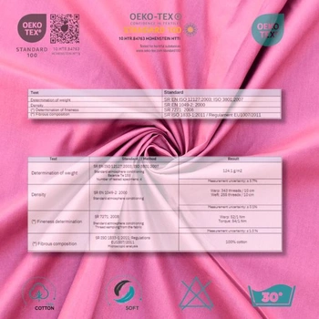 Látka Virginia Tex, prodává se v metráži, 100% bavlna, velká šíře 240 cm, certifikace 100% Oeko-Tex
