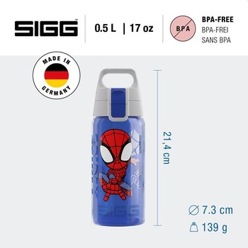 Sigg - Detská fľaša na pitie - Viva One - Vyrobené v Nemecku - Vhodná pre sýtené nápoje -