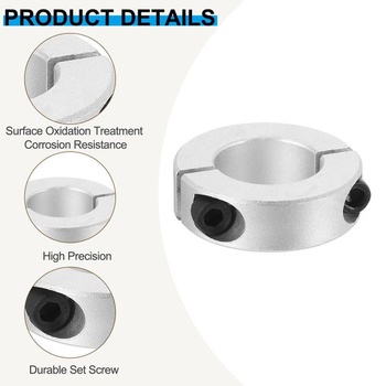 PATIKIL Dělená sada objímek 28 mm Vyvrtávací průměr 50 mm Vnější průměr 15 mm Tloušťka, Sada 2