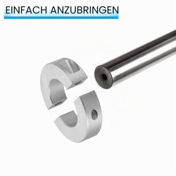 PATIKIL Dělená sada objímek 28 mm Vyvrtávací průměr 50 mm Vnější průměr 15 mm Tloušťka, Sada 2