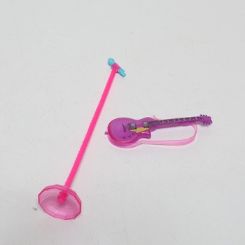 Spievajúci bábika Barbie s gitarou GYJ22