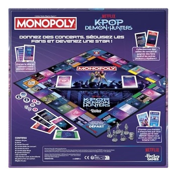 Dosková hra Monopoly KPop Demon Hunters FR