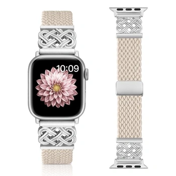 Pletené remienky Chinbersky kompatibilný s Apple Watch 44mm…