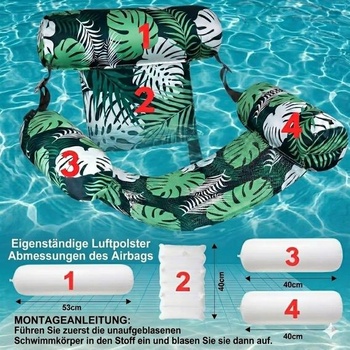 2 x nafukovací matrac do bazéna. Nafukovací matrac do vody. Robustná plavecká pomôcka pre