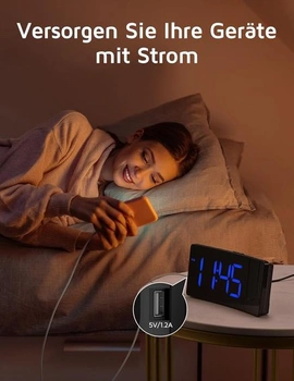 Digitální budík GOLOZA s projektorem