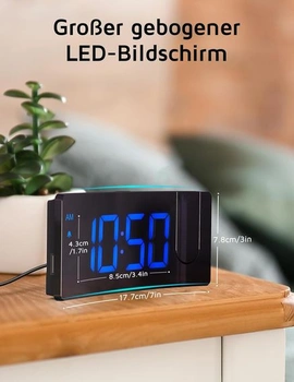Digitální budík GOLOZA s projektorem