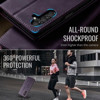 Pouzdro na telefon pro Samsung Galaxy A56, flipové pouzdro, prémiové pouzdro z PU kůže, flipový