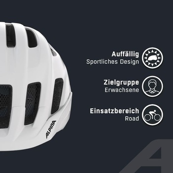 ALPINA Paranus – Ľahká cyklistická prilba, silné tlmenie nárazov vďaka Hi-EPS, veľké odvetrávanie,