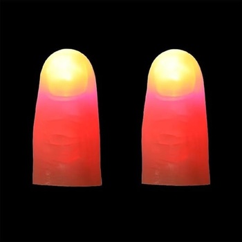 XGOPTS Magické svetlá na palec, balenie 10 kusov, LED magické svetlá na palec, svietiace pre dospelých,