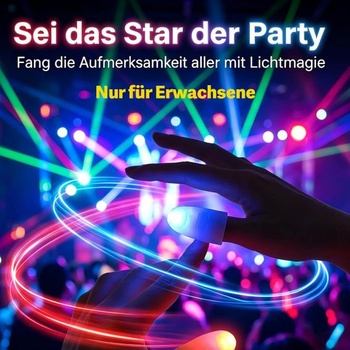 XGOPTS Magické svetlá na palec, balenie 10 kusov, LED magické svetlá na palec, svietiace pre dospelých,