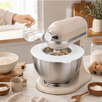 Silikonový kryt proti stříkající vodě pro mixéry s naklápěcí hlavou 4,5–5 QT, kompatibilní s
