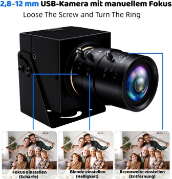 Webkamera s USB zoomom Accum