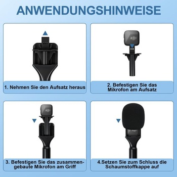 Adaptér pro ruční mikrofon pro rozhovory s DJI Mic Mini