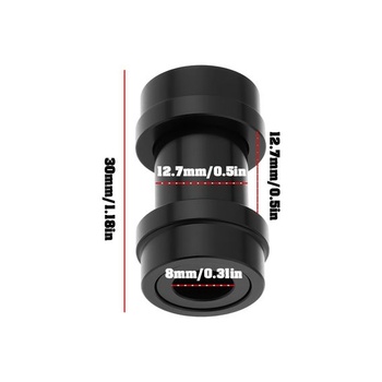 Montážny materiál zadného tlmiča, 3dielna, 8x30mm, sada skrutiek s okom 1/2 palca, kompatibilná s
