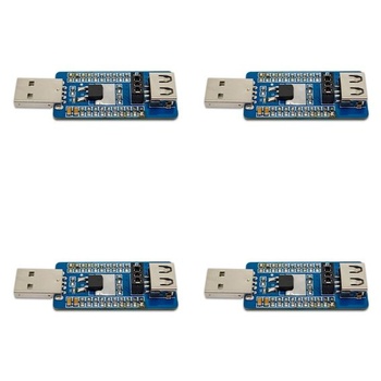 4x USB powerbanka s ochranou proti vypnutiu pre virtuálnu záťaž, USB elektronická ochrana proti