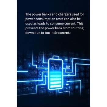 4x USB powerbanka s ochranou proti vypnutiu pre virtuálnu záťaž, USB elektronická ochrana proti