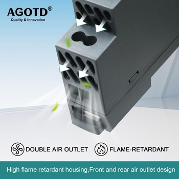 Napájecí zdroj AGOTD na DIN lištu 15W, 24V, 0,63A (vstup 200-240V AC 50/60Hz) Napájecí zdroj na DIN