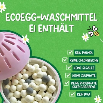 Náhradná náplň do pracích vajec Ecoegg | 70 praní | Jarný kvet