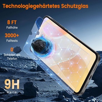 Ochranné sklo VideoSecu pre Samsung Galaxy A34 5G, tvrdosť 9H, HD, bez bublín, odolné voči oleju a