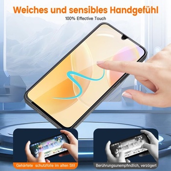 Ochranné sklo VideoSecu pre Samsung Galaxy A34 5G, tvrdosť 9H, HD, bez bublín, odolné voči oleju a