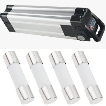 20 kusov poistiek pre elektrobicykle 30A s keramickým telom 5x20mm/6x30mm, kompatibilných s batériami