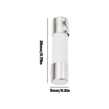 20 kusov poistiek pre elektrobicykle 30A s keramickým telom 5x20mm/6x30mm, kompatibilných s batériami