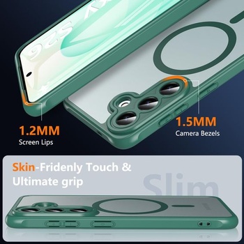 BESINPO Magnetické ochranné pouzdro pro Samsung Galaxy S26 s tvrzeným sklem, kompatibilní s