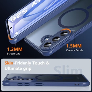 BESINPO Magnetické ochranné pouzdro pro Samsung Galaxy S26 s tvrzeným sklem, kompatibilní s