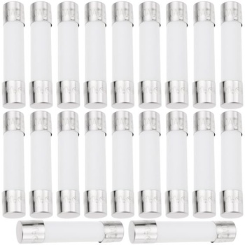 20 kusov poistiek pre elektrobicykle 30A s keramickým telom 5x20mm/6x30mm, kompatibilných s batériami