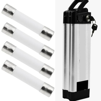 20 kusov poistiek pre elektrobicykle 30A s keramickým telom 5x20mm/6x30mm, kompatibilných s batériami