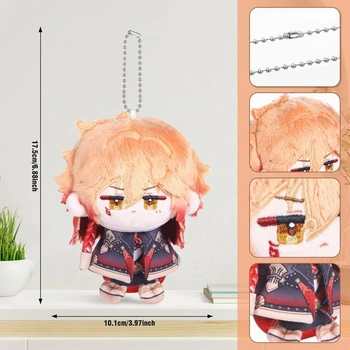 UTIEHD Přívěsek na batoh s anime postavou HSR, roztomilý 10cm sběratelský přívěsek na klíče,