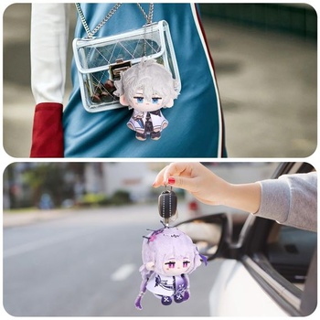 UTIEHD Prívesok na batoh s anime postavou HSR, roztomilý 10cm zberateľský prívesok na kľúče,