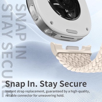 Pletený náramok Chinbersky kompatibilný s Galaxy Watch 8 Band 40mm 44mm/8 Classic 46mm pre ženy a