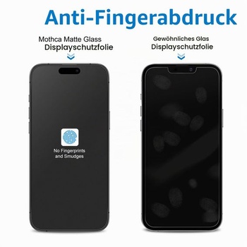 Matná ochranná fólia Mothca pre iPhone 16 Pro Max, technológia nano-leptania, 1 kus, 16 Pro Max –