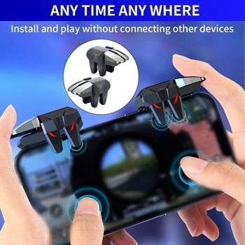 Mobilní ovladač Praktický 4 spouště Joystick Herní zařízení L1R1 L2R2