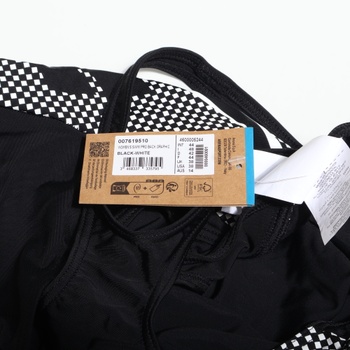 Dámske jednodielne plavky Arena Damen Scratch Control Pro Back B (balenie po 1 ks) 44 čierno-biele