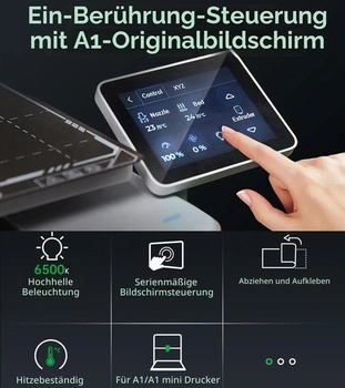 BIQU Panda Lux POUZE pro 3D tiskárnu Bambu-Lab A1, sada LED světelných pásků POUZE pro A1