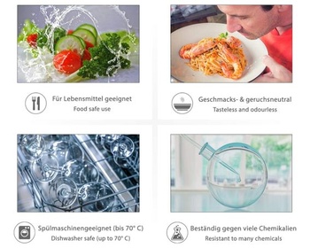 Chobotnica 5 okrúhlych fľaštičiek s objemom 250 ml so skrutkovacím uzáverom, rôzne farby