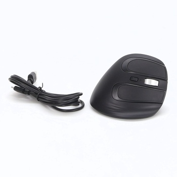 Ergonomická Bluetooth myš TECKNET, 2,4G dobíjacia bezdrôtová vertikálna myš s rozlíšením 4800 DPI,