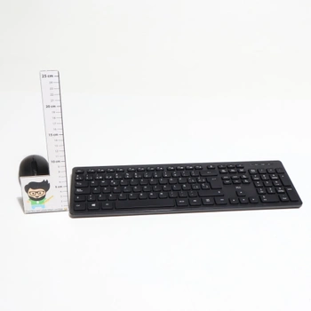 Kombinace bezdrátové klávesnice a myši Rii RK200 2,4 GHz pro Android/Windows/Mac/Linux a další USB