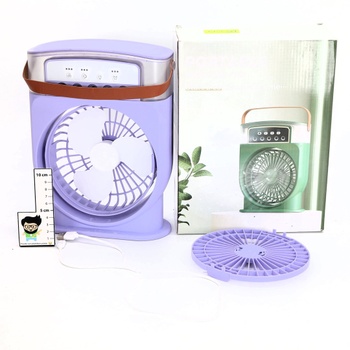Stolný fialový ventilátor Bseical 203
