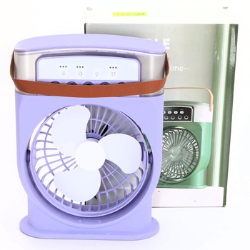 Stolný fialový ventilátor Bseical 203