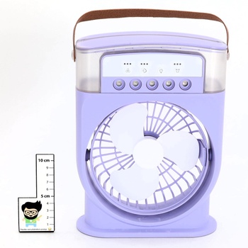 Stolný fialový ventilátor Bseical 203