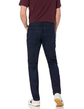 Pánske džínsy Amazon Essentials Slim-Fit - Ukončené farby 34W / 32L Modré farbenie